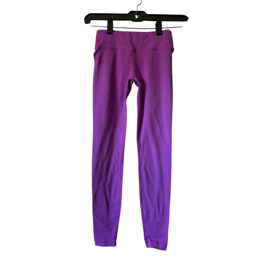 Athleta Girl‎ Leggings Kids Size M 8-10 Purple Good Supplex Lycra Activewear